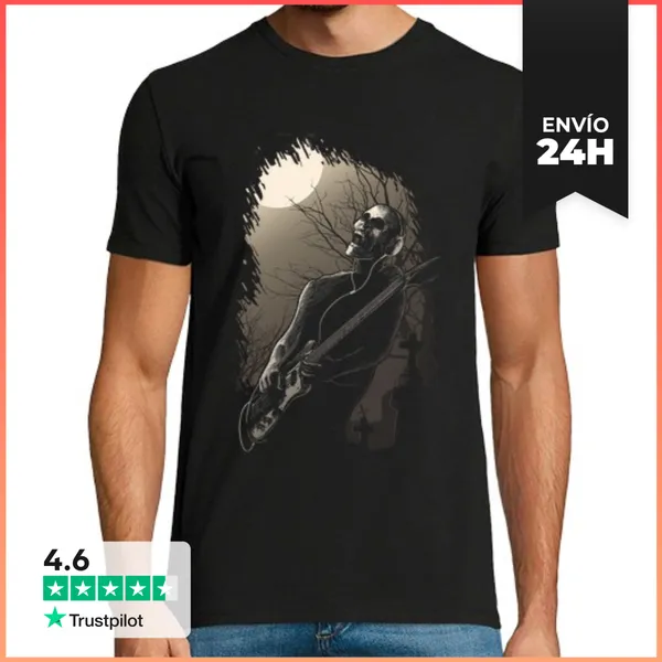Camiseta Hombre Clásica Roca De La Medianoche LaTostadora