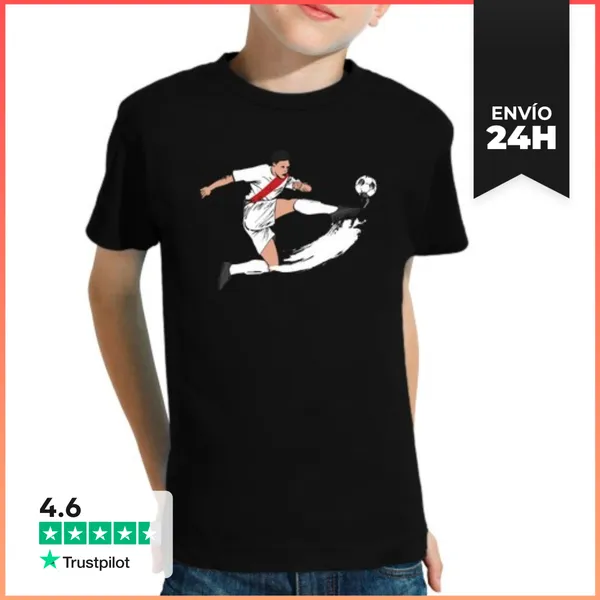 Camiseta Clásica Para Niños EQUIPO FÚTBOL RAYO VALLECANO