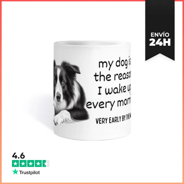 Taza Diseño 3545052 Border Collie LaTostadora