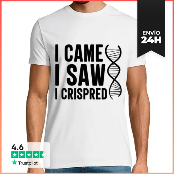 Camiseta Hombre Clásica Prueba De ADN Prueba Genética CRISPR