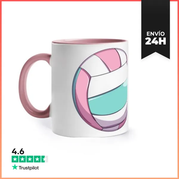 Taza De Colores Voleibol LaTostadora