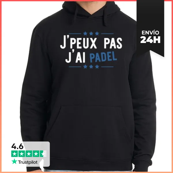 Sudadera Unisex Con Capucha No Puedo Tener Un Regalo De Padel
