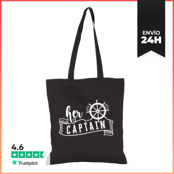 Bolsa De Tela HER CAPTAIN SU CAPITÁN LaTostadora