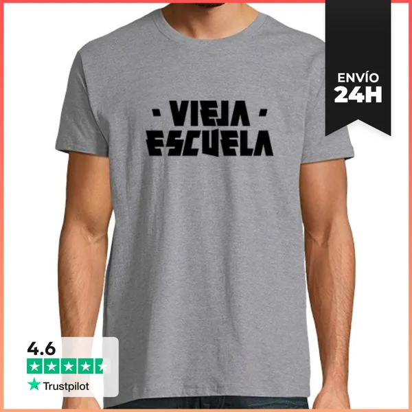 Camiseta Hombre Clásica Vieja Escuela LaTostadora