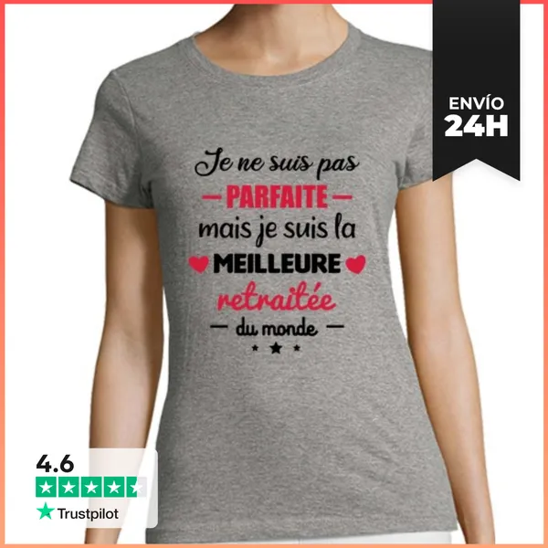 Camiseta Mujer Clásica Mejor Regalo De Jubilación Para Jubilad