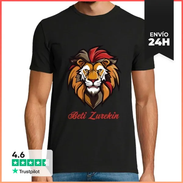 Camiseta Hombre Clásica Athletic Club Bilbao. Aurten Bai