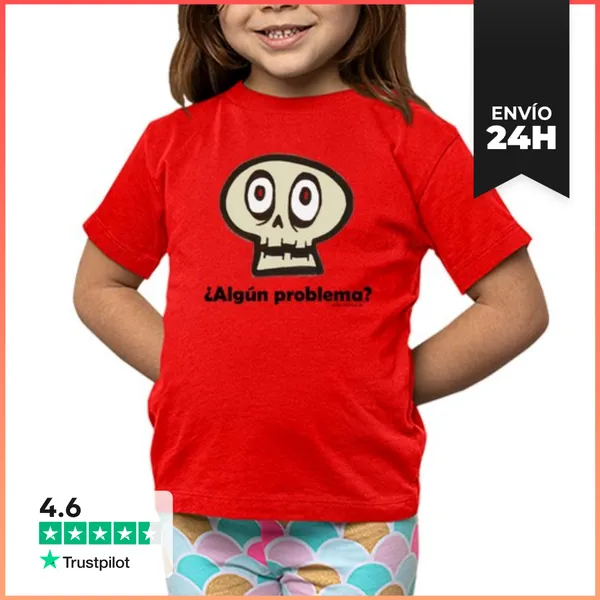 Camiseta Clásica Para Niños Calavera Niño LaTostadora