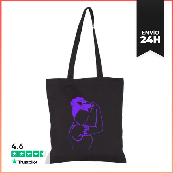 Bolsa De Tela BOLTSA M8 MOREA- BOLSA 8M MORADA LaTostadora