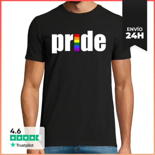 Camiseta Hombre Clásica LGBT Pride LaTostadora