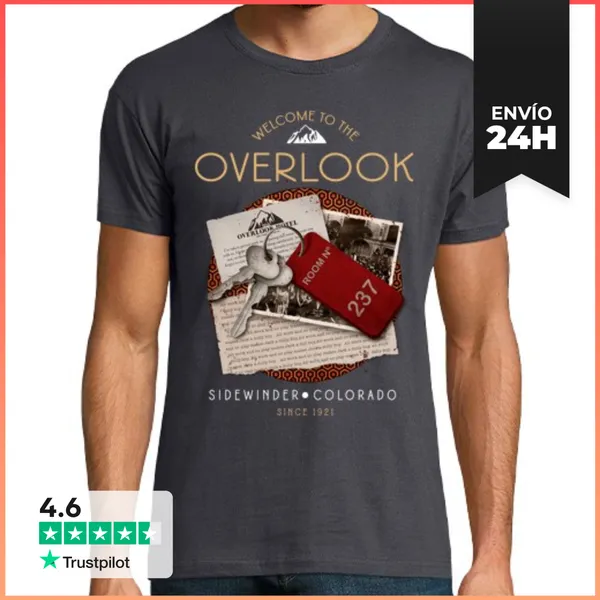 Camiseta Hombre Clásica Welcome To The Overlook LaTostadora