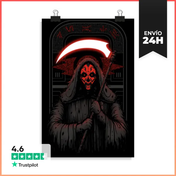 Póster Vertical Señor De La Muerte LaTostadora