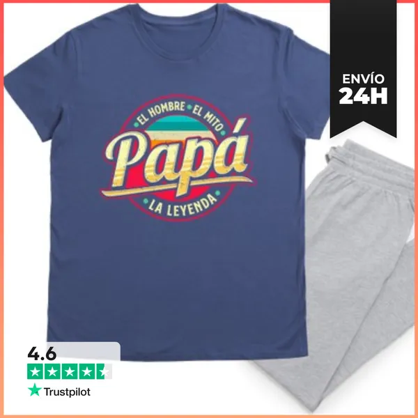 Pijama Papá El Hombre El Mito La Leyenda Día Del Padre Regalos