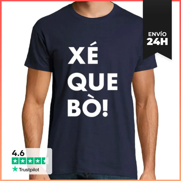 Camiseta Hombre Clásica Xé Que Bò Samarreta Valenciana UNISEX
