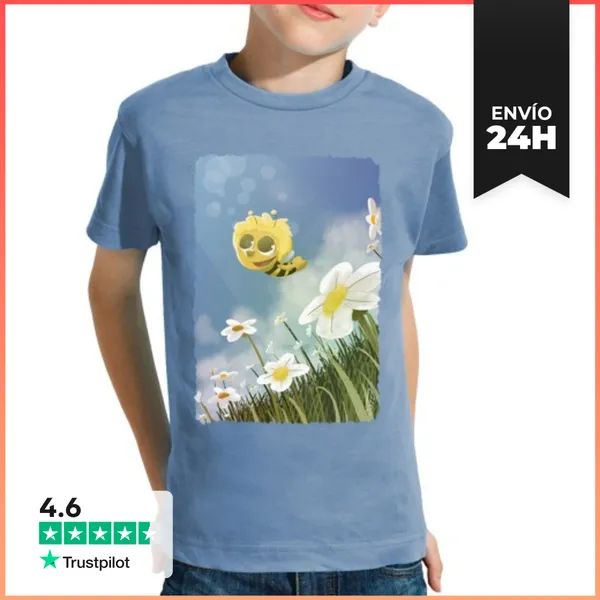 Camiseta Clásica Para Niños La Abeja Maya LaTostadora