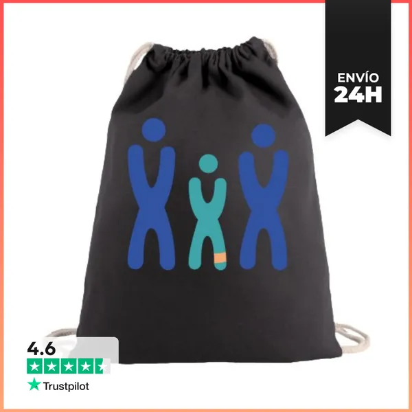 Mochila Saco Con Cuerdas Diseño 4641859 LaTostadora