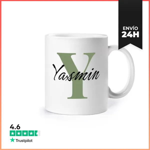 Taza Con Iniciales - Y LaTostadora