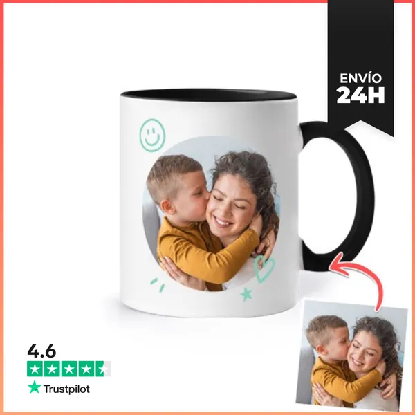 Taza De Colores Taza Mamá Niño Siempre Seré Tu Carga Económica