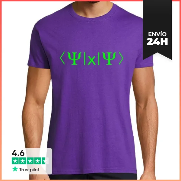 Camiseta Hombre Clásica Posición Cuántica LaTostadora