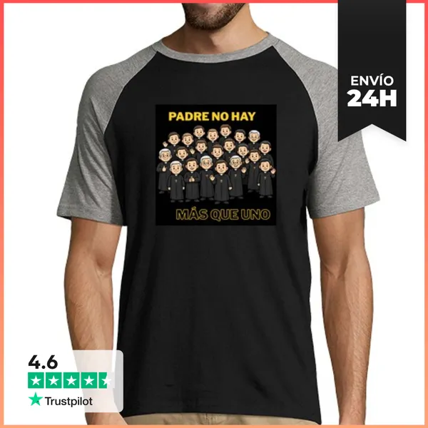 Camiseta Hombre, Estilo Béisbol Padre1 LaTostadora