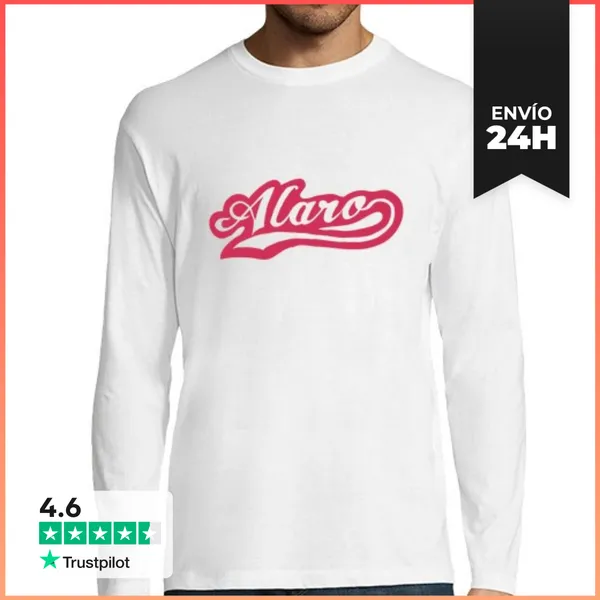 Camiseta Hombre Manga Larga Alaro Swoosh – Mallorca LaTostadora