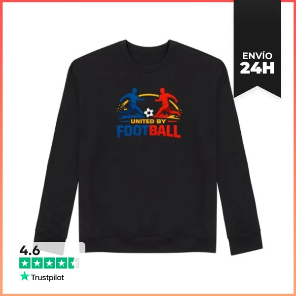 Sudadera Unisex Unidos Por El Fútbol LaTostadora