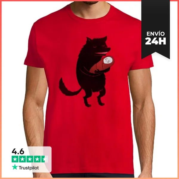 Camiseta Hombre Clásica Niñera Mal LaTostadora
