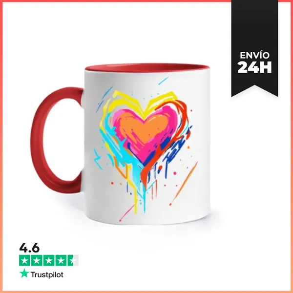 Taza De Colores Marea De Amor LaTostadora