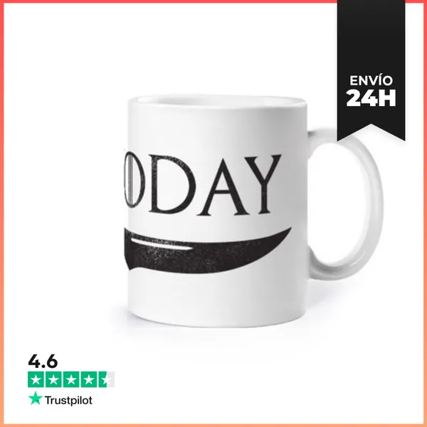 Taza Not Today Negro LaTostadora