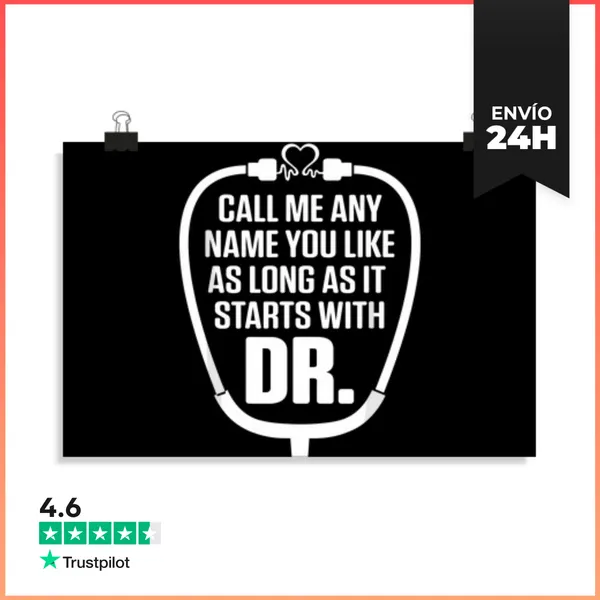 Póster Horizontal Dnp Doctor En Práctica De Enfermería Nombre Rn