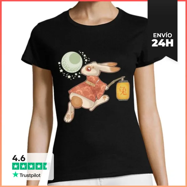 Camiseta Mujer Clásica Usagi LaTostadora