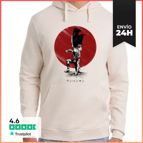 Sudadera Unisex Con Capucha Strongest Hero LaTostadora