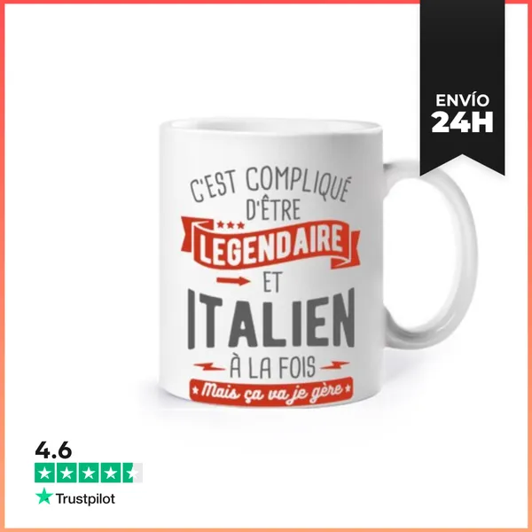 Taza Legendario E Italiano LaTostadora