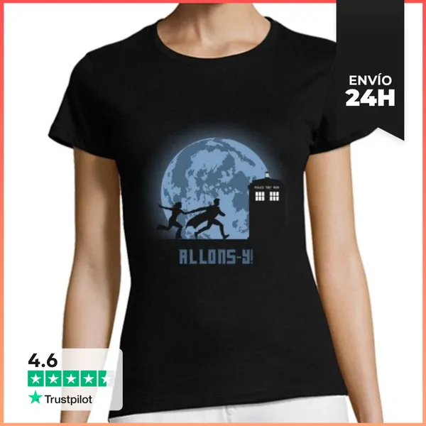 Camiseta Mujer Clásica Allons-Y! LaTostadora