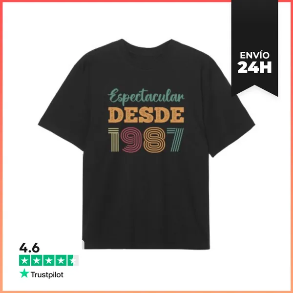 Camiseta Oversize ESPECTACULAR DESDE 1987 LaTostadora