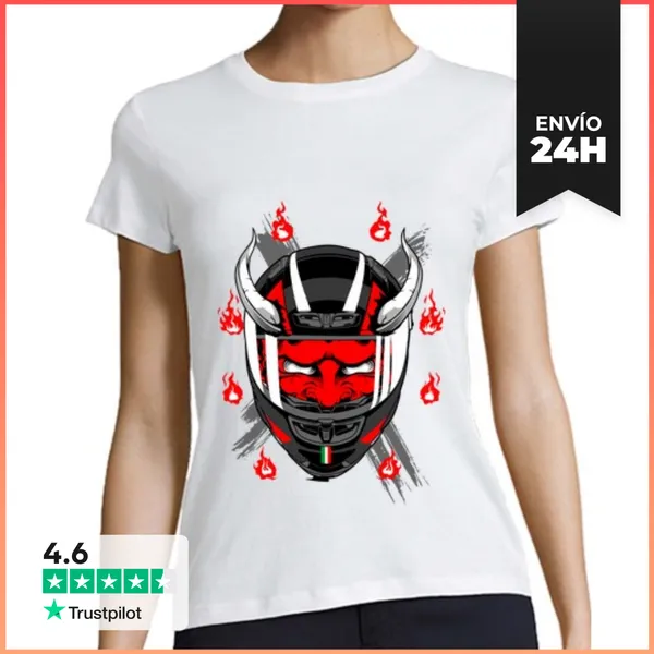 Camiseta Mujer Clásica Oni Helmet LaTostadora