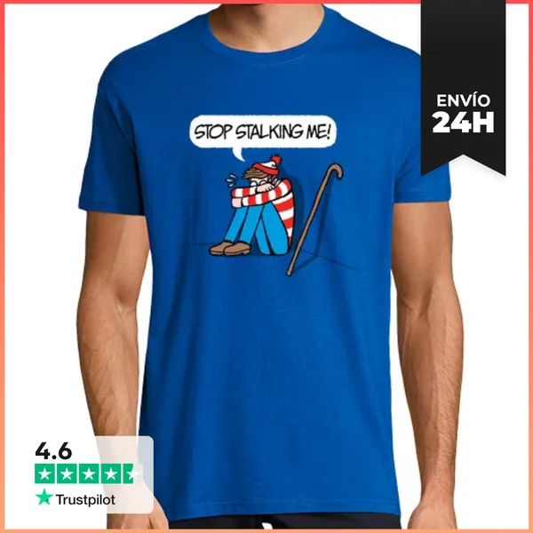 Camiseta Hombre Clásica Striped & Stalked LaTostadora