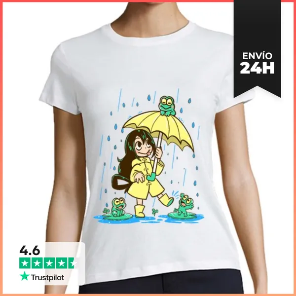 Camiseta Mujer Clásica La Mejor Muchacha De La Rana - Camisa De