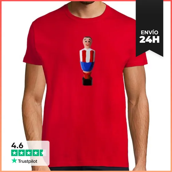 Camiseta Hombre Clásica ATLETICO LaTostadora
