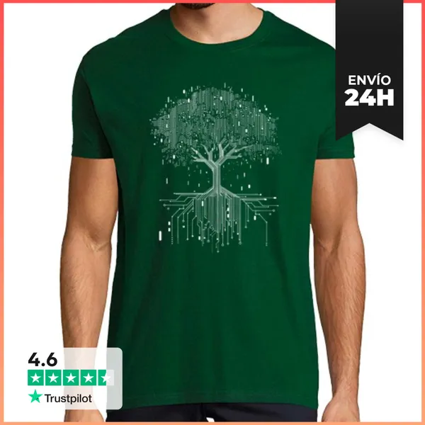 Camiseta Hombre Clásica Árbol Del Mañana LaTostadora