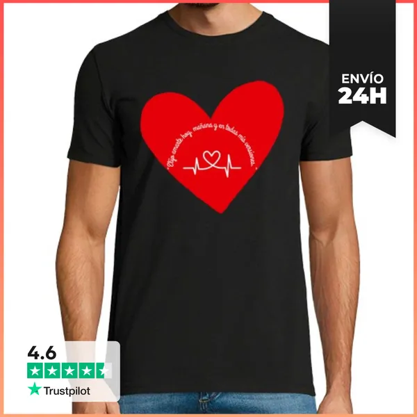 Camiseta Hombre Clásica Camisetas Casuales LaTostadora
