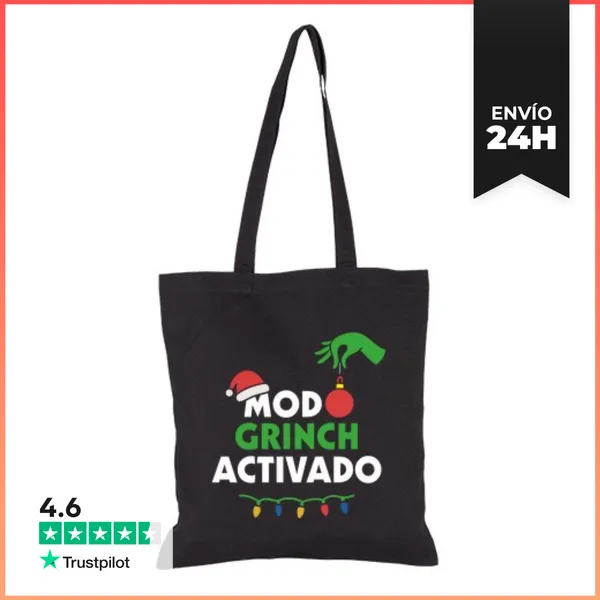 Bolsa De Tela GRINCH ANTI NAVIDAD LaTostadora
