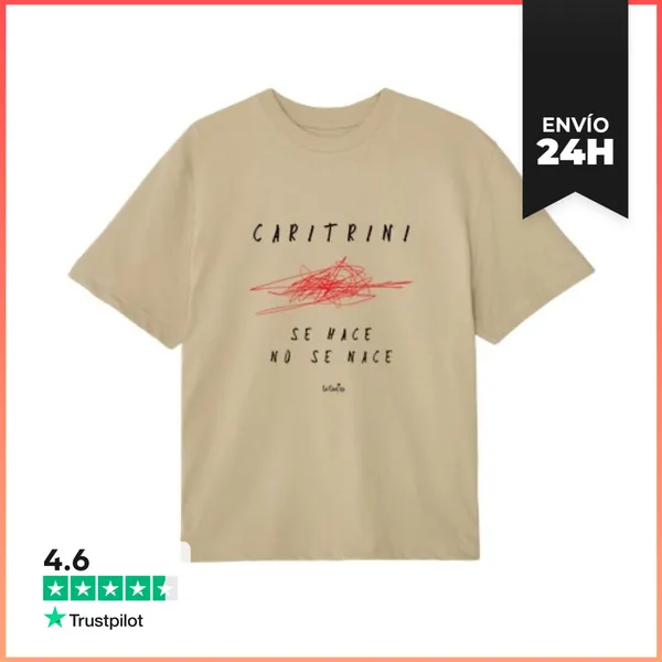 Camiseta Oversize Caritrini Negro LaTostadora