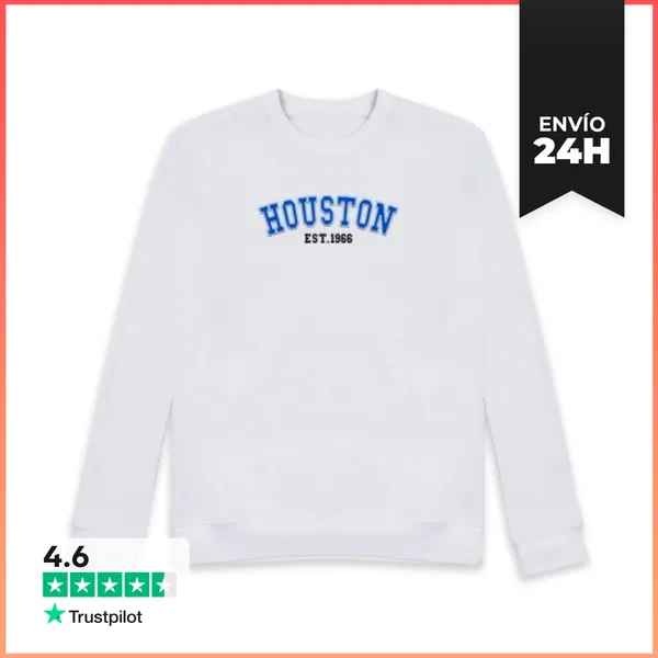 Sudadera Unisex Houston Est 1966 LaTostadora