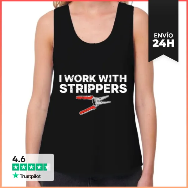 Camiseta Mujer Sin Mangas, Loose Fit Arte Divertido De