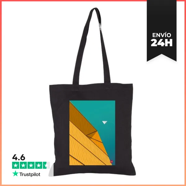 Bolsa De Tela Turquoise Sky. Puedes Aplicarlo Sobre Bolsa De Tela
