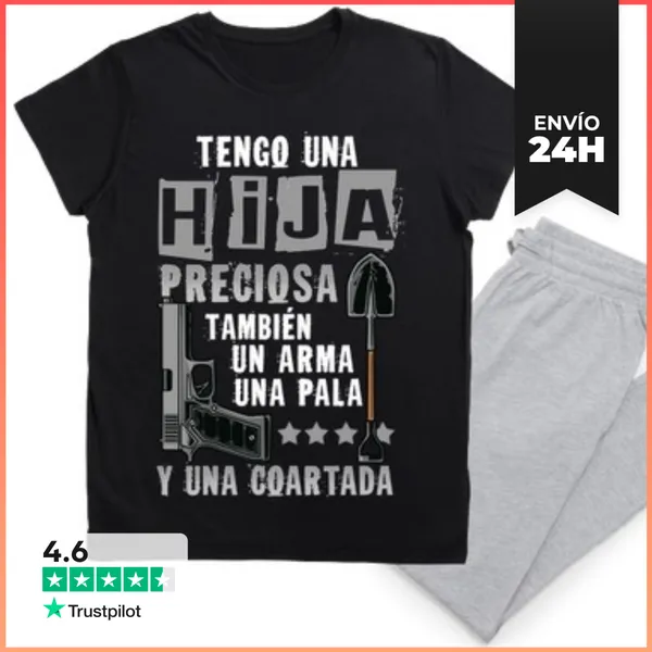 Pijama Tengo Una Hija Preciosa Aviso Papá Novi LaTostadora