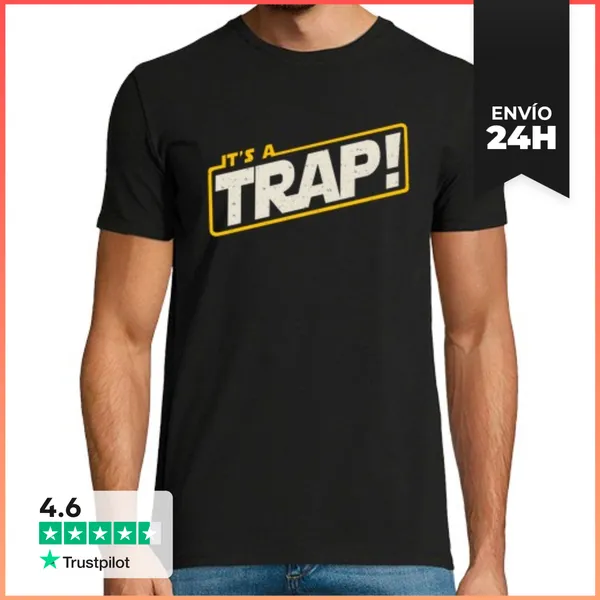 Camiseta Hombre Clásica Its A Trap LaTostadora