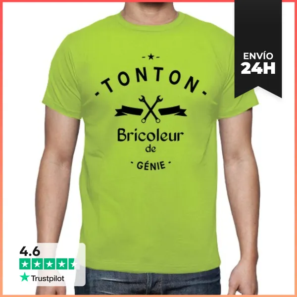 Camiseta Hombre Clásica Tio Manitas De Ingenieria LaTostadora