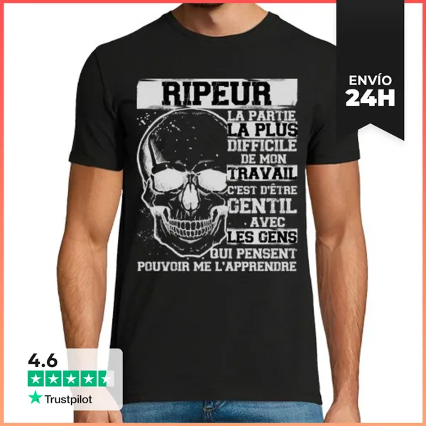 Camiseta Hombre Clásica La Parte Más Dificil LaTostadora