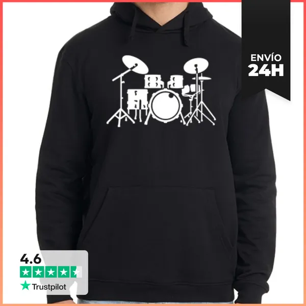 Sudadera Unisex Con Capucha Tambores LaTostadora